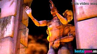 3d witcher milf gets pounded from behind