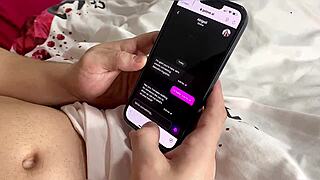 Girl Catches Guy Jerking, Rides Him Hard for Cum