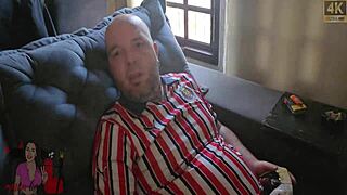 I tricked my cuckold with a creampie surprise for him to clean up.