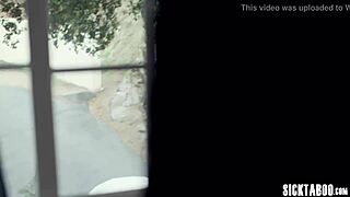 Athena Faris got slammed hard by a wild stranger’s massive cock