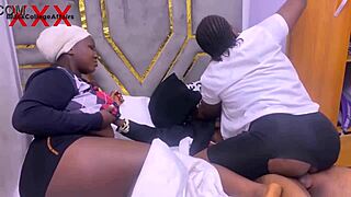 Teacher explores female students' hostel for a wild welcome sex session