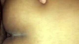 amateur ebony teen takes hard drilling