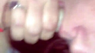 Redhead sucking cock like a pro! Can you believe it?