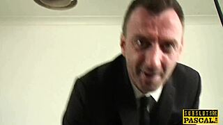 British sub gets anal in a rough interracial threeway session.