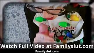 Holiday Stepfamily Gets Naughty by the Christmas Tree - FamilySlut
