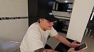 My best friend's wife sucks my dick secretly.