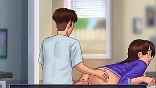 I ended up finishing inside my stepmother after intense action.