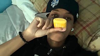 big booty girl in bonnet getting backshots