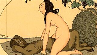 vintage erotic art with raw sensual charm.