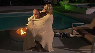 Beauty blonde milf chats about getting fucked outdoors with big cock in shoes