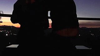 Tasha Reign sucks James Deen's dick after romantic date