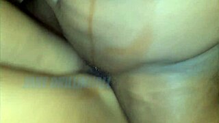 Jake drills wet black pussy hard. Squirting splash covers his monster cock in rough action.