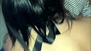 Asian Slut In Beautiful Lingerie Screams From Big Cock Missionary Like A Hungry Beast