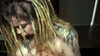 Tattooed Babe from Party Gets Nailed Doggystyle!