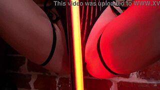 Two Bitches Tease Four Massive Cocks Wildly