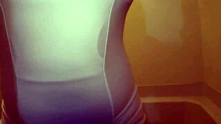 Divine Brunette Rides Monster Cock with Dildo in Ass, Swallows Cum Boldly