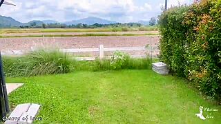 Ever seen a skinny Asian bathing in a rice field?