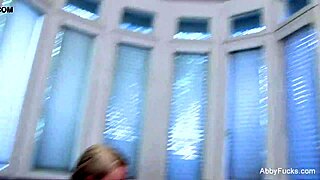 my stepmom chokes on my dick while giving a blowjob