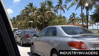 Roxy Love Sucks Big Black Cock Doggystyle In Limo Back