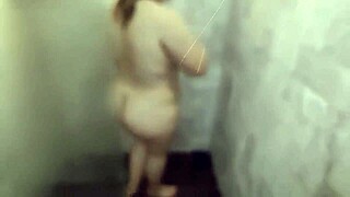 Taking a horny shower, waiting for cock.