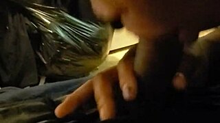 Ebony Swallowing Cum Hard