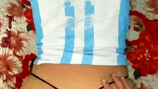 i'm fuckin a messi fan hard in the bedroom, she moans loud