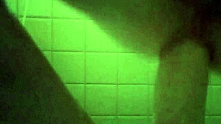 She pleasures HERSELF with HUGE dildo INSERTION