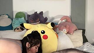 latino couple playing around and making love, what do you think happens next?