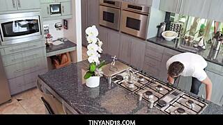 mina luxx sucks bf's thick cock after hide and seek game 😏