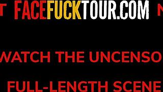 watch nikki fox gag on my cock in pov close ups, her face getting all sloppy and rough