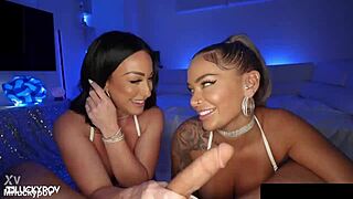 Curvy Babes Hayley Davies And Jennifer White Share Cock Intensely