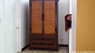 Big Ass AnissaMiller Slutty Play with Stepfather in Bed Spanking