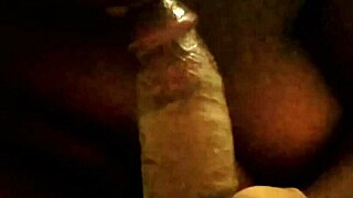 Blowjob from african girl with big ass and monster cock