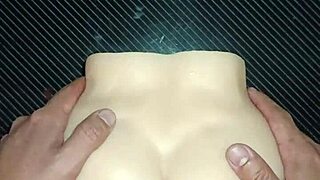 Candy Feels Intense Pleasure As Clothes Rip During Homemade Anal Quickie. Bent Over In Doggy, She Dripping Wet From Hard Fucking And Cum On Her Big Ass.