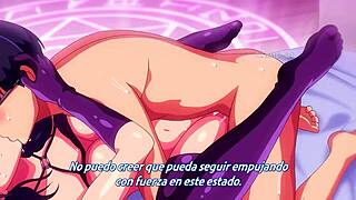 guy fucks succubus thinking it's his stepmother in anime hentai scene