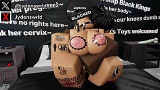 Can this lonely milf resist the neighbor's big black cock while her husband's away?