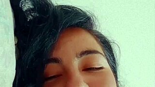 Morena gostosa pleasures big natural tits with intense masturbation