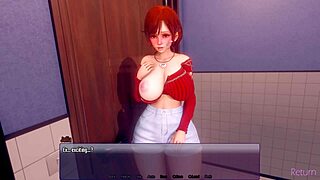 Feel The Passion As 3D Redhead Milf Strokes And Licks Your Cock