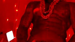 Huge Black Hairy Cock Worship Session