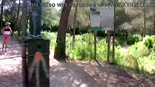 shana spirit gets hardcore in outdoor amateur scene with facial cumshot