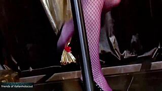 Two Sluts Pleasure Monster Cock In Threesome