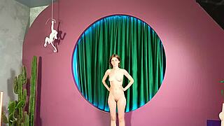 Broadcasting nude erotic filming in public reality, featuring shaved pussies and natural tits outdoors.