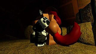 火辣女牛仔挤奶时被狼人大屌狠操