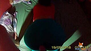 Mexican woman in leggings does fetish video for fans. She includes fucking and blowjob scenes