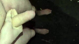 Masturbating Outside At Night