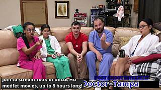 dr tampa examines aria nicoles during her 2023 yearly physical.