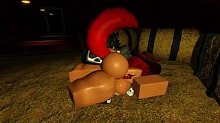 火辣女牛仔挤奶时被狼人大屌狠操