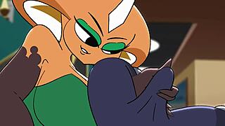 我迷上了这些狂野的动画色情片段