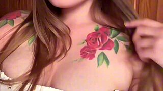 Very beautiful natural babe intensely fingers pussy and ass