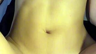 young babe with huge ass spreads wide while riding her fat partner intensely